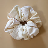 Patchwork Scrunchie White