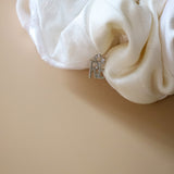 Patchwork Scrunchie White