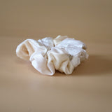 Patchwork Scrunchie White