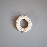Off Beige Pile Mini Scrunchie