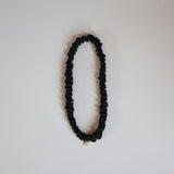 Silk Black Thin Hairband