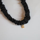Silk Black Thin Hairband