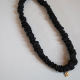 Silk Black Thin Hairband