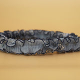 Organdy Frills Headband Blue