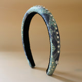 Slender Headband Blue Mix SIlver