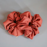 Terracotta Rose Scrunchie