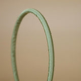Tight Headband Green Satin