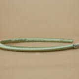 Tight Headband Green Satin