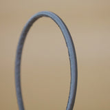 Tight Headband Grey Satin
