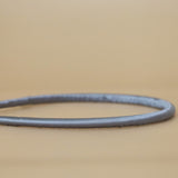 Tight Headband Grey Satin