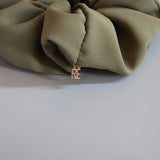 Mushroom Khaki Scrunchie