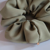 Mushroom Khaki Scrunchie