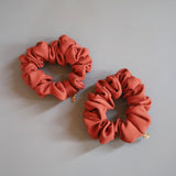 Terracotta Rose Mini Scrunchie