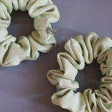 Milky Mint Mini Scrunchie