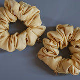 Vanilla Cream Mini Scrunchie