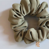Mushroom Khaki Mini Scrunchie