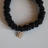 Cool Black Mini Scrunchie