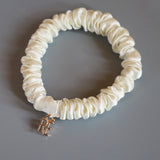 Butter White Mini Scrunchie