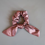 Pink Rose Ribbon Scrunchie