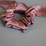 Pink Rose Ribbon Scrunchie
