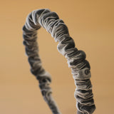 Gather Headband Velor Silver