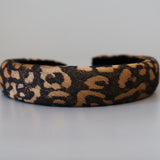 OG Headband Brown Leopard No Studs