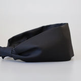 Wide Headband Black Nylon