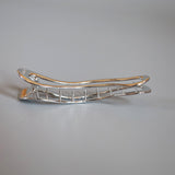 Wave Silver Hair Clip