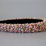 Slender Headband Pink Tweed