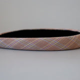 Slender Headband Red Mix Check