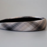 OG Headband Black White Check