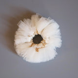 White Tutu Frill Scrunchie