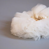 White Tutu Frill Scrunchie