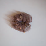 Chacoal Tulle with Camo Double Scrunchie