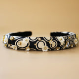 Slender Headband Black White