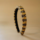 Slender Headband Yellow Navy