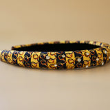 Slender Headband Yellow Navy