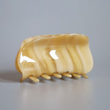 Caramel Marble Gloss Lip Clip