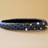 Slender Headband Blue Orange