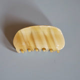 Caramel Marble Gloss Lip Clip