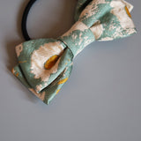 White Green Ribbon Pony