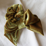 Royal Gold Ribbon Scrunchie