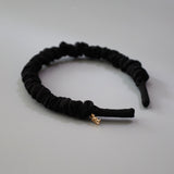 Gather Headband Silk Black