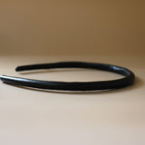 Tight Headband PU Leather Black