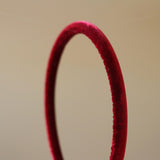 Tight Headband Velour Red