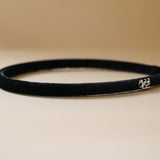 Tight Headband Velour Black