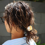 Cream White Big Pearl Hair Clip