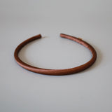 Shiny Brown Tight Headband No Studs