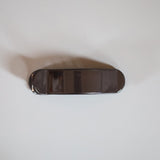 Slate Black Gloss Bar Hair Clip
