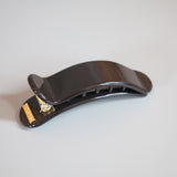 Slate Black Gloss Bar Hair Clip